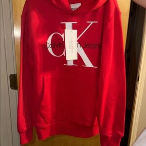 Calvin Klein Boys Red Sweater